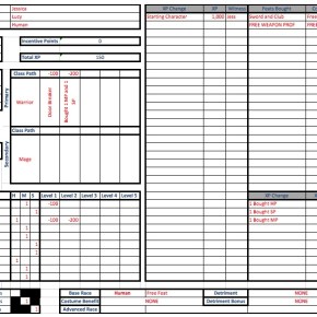 Downloadable Character Sheet